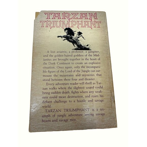 Tarzan Book Set Tarzan The Untamed and Tarzan Triumphant Edgar Rice Burroughs - Picture 9 of 12